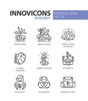وکتور آیکن اکولوژی
