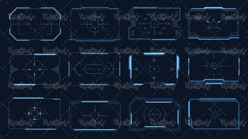وکتور نشانگر دوربین تفنگ