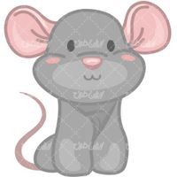 وکتور برداری برنامه کودک همراه با موش کارتونی و کارتون