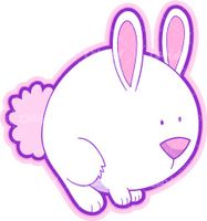 وکتور برداری خرگوش همراه با برنامه کودک و کارتون حیوانات