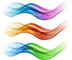 وکتور برداری موج رنگی همراه با تصویر زمینه و موج رنگی