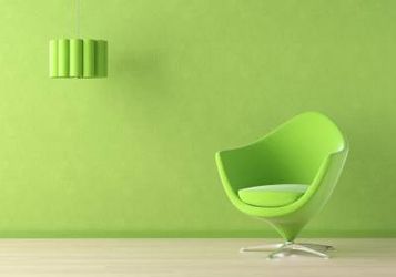 مبل صندلی سبز دکوراسیون داخلی