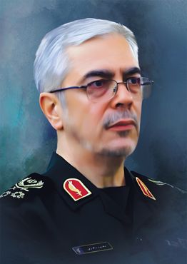 طرح نقاشی دیجیتال شهید محمد باقری