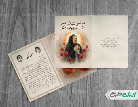 طرح کارت دعوت مراسم تجلیل از اسرا و مفقودین جنگ