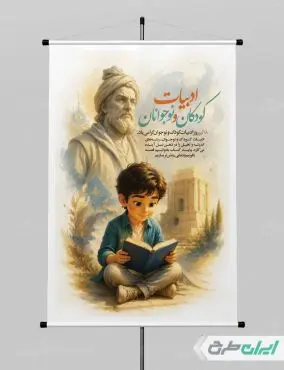 پوستر روز ملی ادبیات کودک و نوجوان