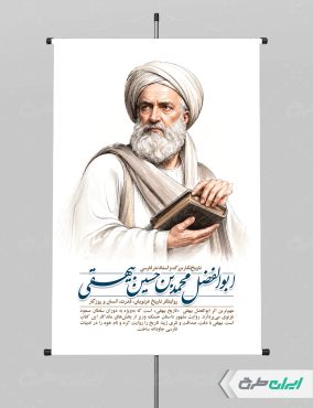 طرح پوستر روز بزرگداشت بیهقی