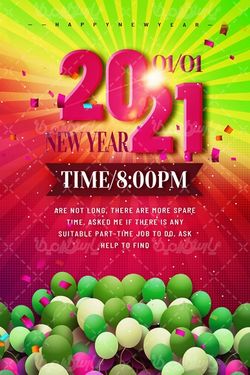 پوستر تبلیغاتی سال نو