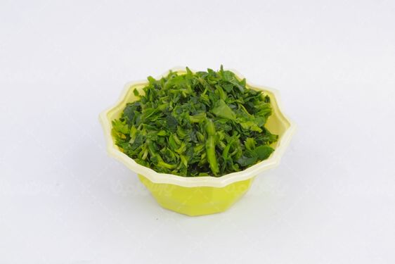 تصویر سبزی خرد شده