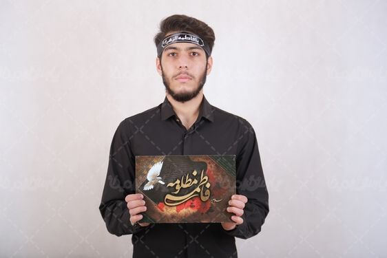 عکس مرد با لباس مشکی