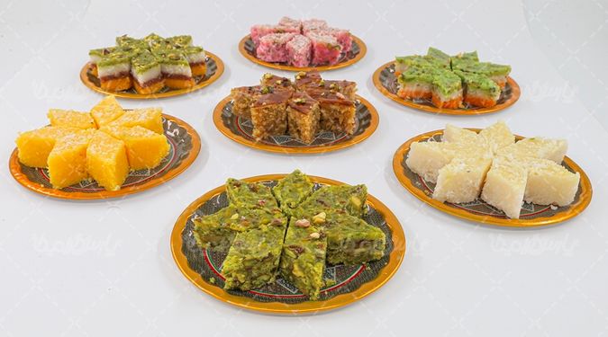 عکس انواع شیرینی لوز