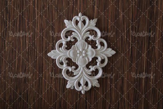 تصویر گل گچ بری