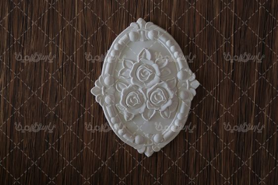 عکس گل گچ بری