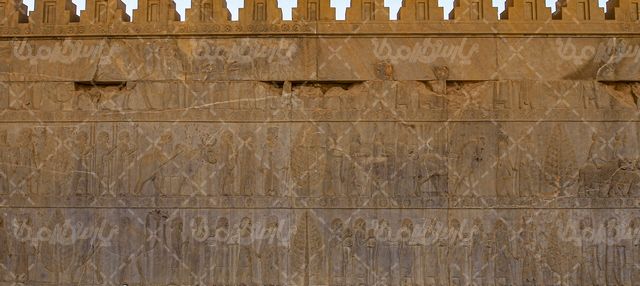 سنگ نگاره های دیوار کاخ آپادانا در تخت جمشید