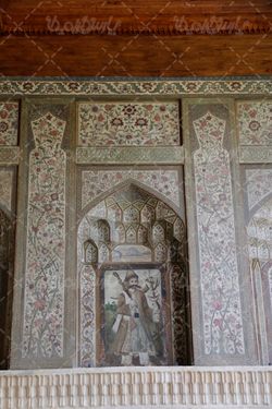 نقاشی دیواری موزه هفت تنان شیراز