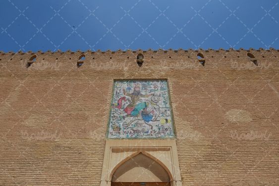 کاشی کاری سردر ورودی ارگ کریم خان شیراز