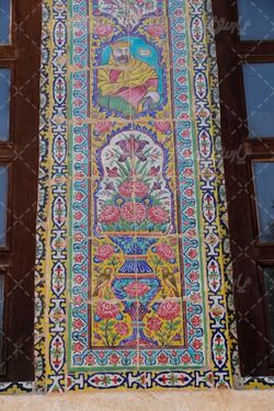 کاشی کاری دیوار خانه صالحی