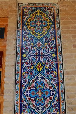 عکس کاشی کاری خانه فروغ الملک