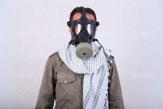 ماسک شیمیایی سرباز ایرانی