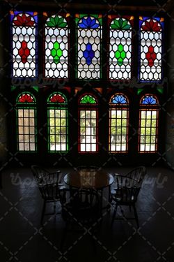 عکس پنجره ارسی مسجد نصیر