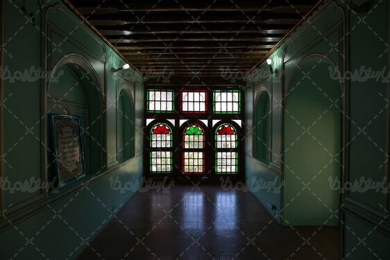 تصویر پنجره ارسی مسجد نصیر