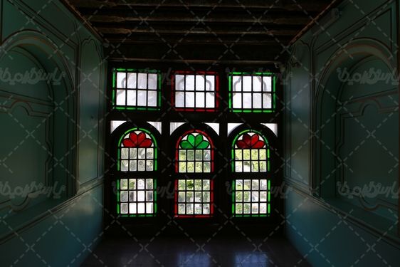 پنجره ارسی مسجد نصیر
