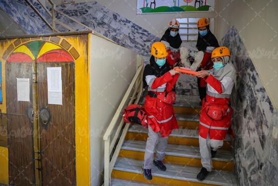 تصویر مانور سراسری زلزله مدارس