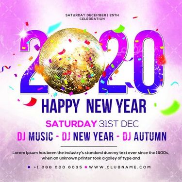 طرح تبریک سال نو میلادی