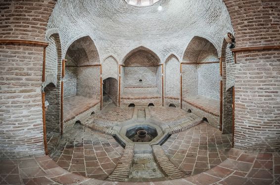 عکس با کیفیت جاذبه گردشگری استان مازندران حمام وزیری