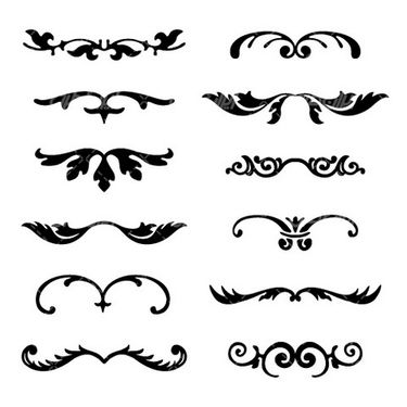 وکتور برداری فریم گل  همراه با گل و بوته و طرح خالکوبی