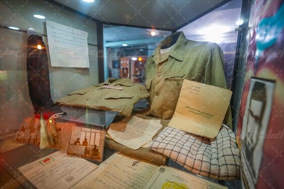 لباس رزمی شهدا در موزه جنگ
