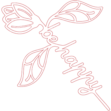 وکتور برداری گل صورتی همراه با حاشیه گل طلایی و طرح تتو