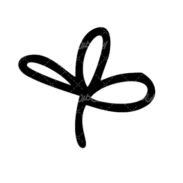 وکتور برداری طرح تتو همراه با گل و بوته و المان طراحی