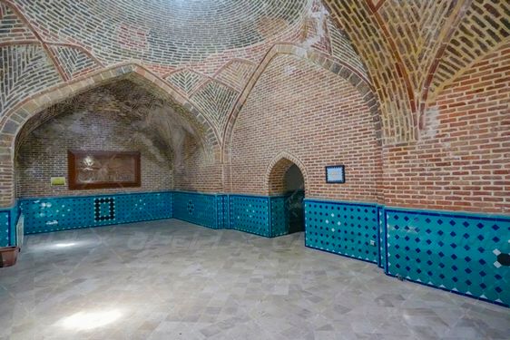 حمام تاریخی قجر جاذبه گردشگری قزوین