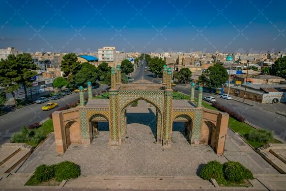 دروازه تهران قدیم جاذبه گردشگری قزوین