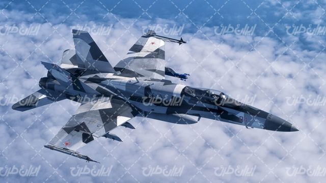 تصویر با کیفیت جنگی همراه با جنگنده و هواپیمای نظامی