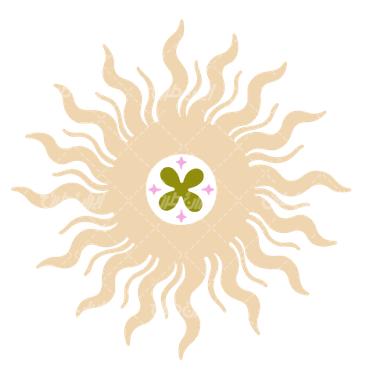 وکتور برداری نماد خورشید همراه با المان طراحی و عناصر طراحی