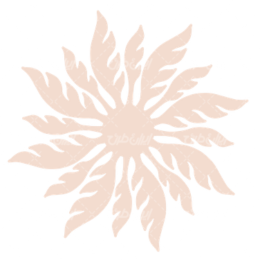 وکتور برداری لوگو خورشید همراه با المان طراحی و عناصر طراحی