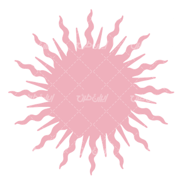 وکتور برداری لوگو خورشید همراه با المان طراحی و عناصر طراحی