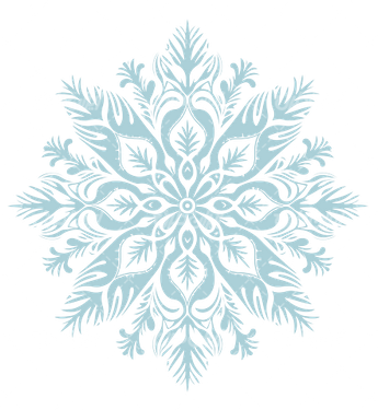 وکتور برداری المان برف همراه با لوگوی برف و عناصر طراحی