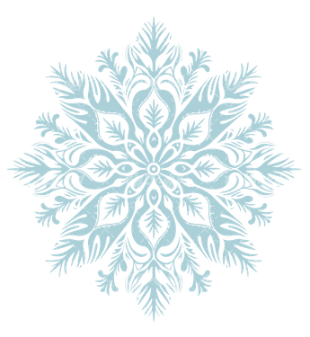 وکتور برداری المان برف همراه با لوگوی برف و عناصر طراحی