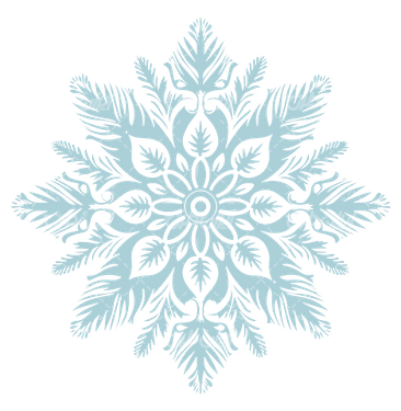 وکتور برداری المان برف همراه با لوگوی برف و عناصر طراحی