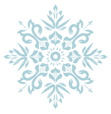 وکتور برداری نشان برف همراه با لوگوی برف و عناصر طراحی