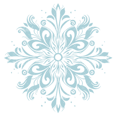 وکتور برداری نشان برف همراه با لوگوی برف و عناصر طراحی