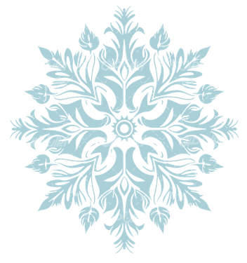 وکتور برداری نشان برف همراه با لوگوی برف و عناصر طراحی