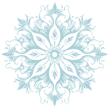 وکتور برداری نماد برف همراه با لوگوی برف و عناصر طراحی