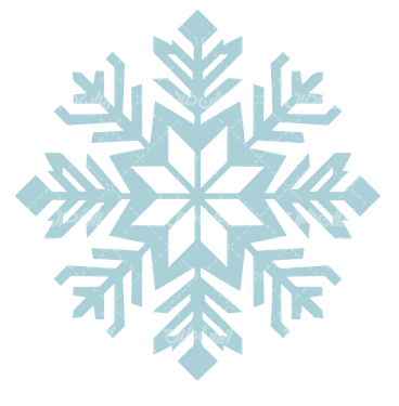 وکتور برداری نماد برف همراه با لوگوی برف و عناصر طراحی