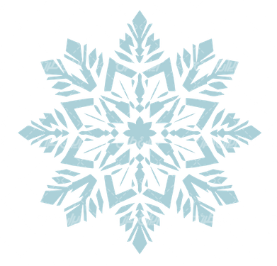 وکتور برداری نشان برف همراه با لوگوی برف و عناصر طراحی