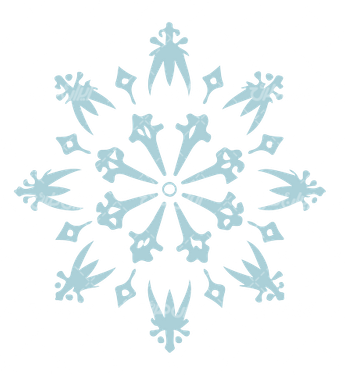 وکتور برداری لوگوی برف همراه با المان برف و نشان برف