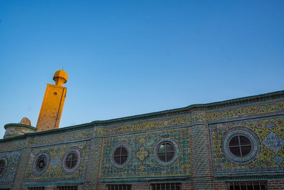 کاشی کاری مسجد مسعود سردار آذربایجان غربی