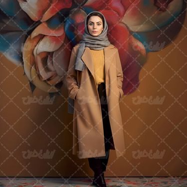 تصویر با کیفیت پالتو زنانه ایرانی